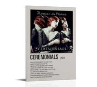 QUJIAOFUMEISUU Ceremonials by Florence + The Machine Poster Aesthetic Canvas Print Room Aesthetic Wall Art 12x18inch(30x45cm) Frame-Ceremonials by Florence + The Machine