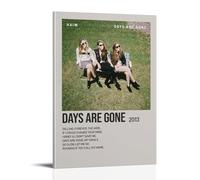 QUJIAOFUMEISUU Days Are Gone By HAIM Poster Aesthetic Canvas Print Room Aesthetic Wall Art 12x18inch(30x45cm) Frame-Days Are Gone By HAIM