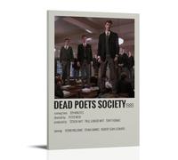 QUJIAOFUMEISUU Dead Poet Society Poster Aesthetic Canvas Print Room Aesthetic Wall Art 20x30inch(50x75cm) Frame-Dead Poet Society-1