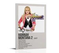 QUJIAOFUMEISUU Hannah Montana 2 by Hannah Montana Poster Aesthetic Canvas Print Room Aesthetic Wall Art 24x36inch(60x90cm) Frame-Hannah Montana 2 by Hannah Montana