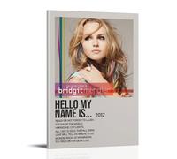 QUJIAOFUMEISUU Hello My Name Is Poster Aesthetic Canvas Print Room Aesthetic Wall Art 08x12inch(20x30cm) Frame-Hello My Name Is