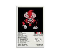 QUJIAOFUMEISUU Insane Clown Posse The Great Milenko Poster Aesthetic Canvas Print Room Aesthetic Wall Art 16x24inch(40x60cm) Unframe-Insane Clown Posse The Great Milenko