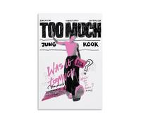 QUJIAOFUMEISUU Junk Kook Poster Aesthetic Canvas Print Room Aesthetic Wall Art 20x30inch(50x75cm) Unframe-Junk Kook