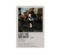 QUJIAOFUMEISUU Lost The Breakup by Maisie Peters Poster Aesthetic Canvas Print Room Aesthetic Wall Art 24x36inch(60x90cm) Unframe-Lost The Breakup by Maisie Peters