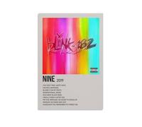 QUJIAOFUMEISUU Nine by Blink-182 Poster Aesthetic Canvas Print Room Aesthetic Wall Art 08x12inch(20x30cm) Unframe-Nine by Blink-182
