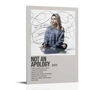 QUJIAOFUMEISUU Not An Apology by Bea Miller Poster Aesthetic Canvas Print Room Aesthetic Wall Art 24x36inch(60x90cm) Frame-Not An Apology by Bea Miller