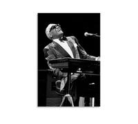 QUJIAOFUMEISUU Ray Charles Poster Aesthetic Canvas Print Room Aesthetic Wall Art 08x12inch(20x30cm) Unframe-ray Charles