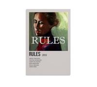 QUJIAOFUMEISUU Rules by Alex G Poster Aesthetic Canvas Print Room Aesthetic Wall Art 24x36inch(60x90cm) Unframe-Rules by Alex G