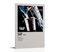 QUJIAOFUMEISUU Sap by Alice In Chains Poster Aesthetic Canvas Print Room Aesthetic Wall Art 24x36inch(60x90cm) Frame-Sap by Alice In Chains