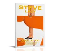 QUJIAOFUMEISUU Steve Lacy Apollo XXI Poster Aesthetic Canvas Print Room Aesthetic Wall Art 20x30inch(50x75cm) Frame-Steve Lacy Apollo XXI-1