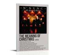 QUJIAOFUMEISUU The Meaning Of Christmas by_NSYNC Poster Aesthetic Canvas Print Room Aesthetic Wall Art 12x18inch(30x45cm) Frame-The Meaning Of Christmas by_NSYNC
