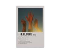 QUJIAOFUMEISUU The Record by Boygenius Poster Aesthetic Canvas Print Room Aesthetic Wall Art 12x18inch(30x45cm) Unframe-the Record by Boygenius