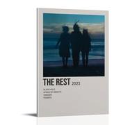 QUJIAOFUMEISUU The Rest by Boygenius Poster Aesthetic Canvas Print Room Aesthetic Wall Art 16x24inch(40x60cm) Frame-the Rest by Boygenius