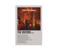 QUJIAOFUMEISUU The Visitors By ABBA Poster Aesthetic Canvas Print Room Aesthetic Wall Art 16x24inch(40x60cm) Unframe-The Visitors By ABBA