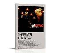 QUJIAOFUMEISUU The Winter Album by_NSYNC Poster Aesthetic Canvas Print Room Aesthetic Wall Art 20x30inch(50x75cm) Frame-The Winter Album by_NSYNC