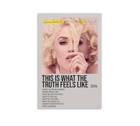 QUJIAOFUMEISUU This Is What The Truth Feels Like by Gwen Stefani Poster Aesthetic Canvas Print Room Aesthetic Wall Art 08x12inch(20x30cm) Unframe-This Is What The Truth Feels Like by Gwen Ste