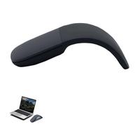 QUJIFETU Surface Arc Mouse,Foldable & Portable Design,Compatible with Microsoft Surface/MacBook/Windows/Mac OS (Black)