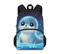 QUJUFOZY Cute Otter Backpack for School Kids Children Bookbag Mini Casual Daypack Little Girls Boys Animal Otter Schoolbags 15 Inch Book Bag Football School Backpack Toddler Small Bag
