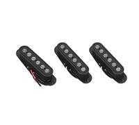 Qukaim 1 Set 3 Pcs Single Coil Pickup for Guitar, Musical Instrument Accory, Electric Guitar Sound Pickup, Compatible with Various Guitars