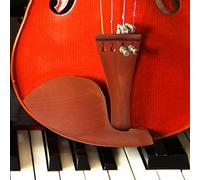 Qukaim 1 Set Jujube Wood Violin Parts 4/4 Fittings, Chinrest, Pegs, Tailpiece, Tuners, Endpin, Violin Accories for 4/4 Size Violins