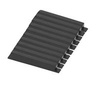 Qukaim 10 Pcs Black Piano Keys, Matte Texture ABS Plastic Replacement Keys for Maintenance, Compatible with Standard Pianos, Design