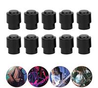 Qukaim 10PCS Pickup Switch Tip Cap Knob, Black Electric Guitar Accory, Knob Cap for Guitar Pickup, Replacement Parts for Electric Guitars
