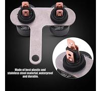 Qukaim 12V Motorcycle Scooter LED Headlight Switch, On Off Switch with Red Indicator B Type, Compatible with Motorcycle Headlamp, Design, Easy Installation