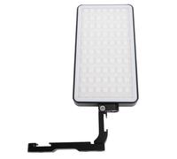 Qukaim 12W Full Color LED Fill Light, 2700 to 10000K, 360° Rotating, Stepl Dimming, Cold Shoe Mount, Portable Video Light for Photography