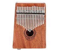 Qukaim 17-Key Kalimba Transparent Acrylic Thumb Piano, 17 Tone Musical Instrument for Beginners and Profionals, Compact Design, Includes Tuning Hammer and Songbook