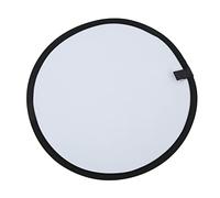 Qukaim 2 in 1 Gold and Silver Photography Lighting Reflector, 80cm / 31.5in Portable Photo Studio Reflector with Carrying Bag, Lighting Diffuser Disc, 5 in 1 Background Board