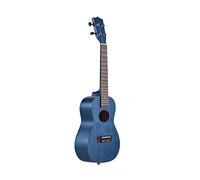 Qukaim 21 Inch Veneer Ukulele, Soprano 4 String Hawaii Guitar, Mahogany Side & Back, Rosewood Fingerboard, Includes Carry Bag, Tuner, Spare Strings, Strap, Wipe Cloth, 3 Picks