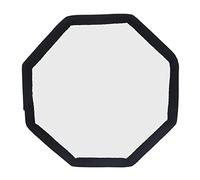 Qukaim 23cm Plastic Portable Folding Flash Light Softbox, Pure White Photography Fill Light Cover, Octagonal Shape, Includes Storage Bag, Compatible with SLR Cameras