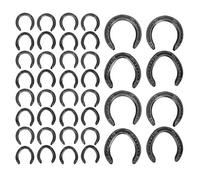 Qukaim 250 Pcs Steel Horseshoe Nails E5, Fine Workmanship Horseshoe Nail Accory for Horse Training and Racing, Q235 Steel, Ideal for Horse Riding