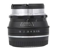 Qukaim 25mm F1.8 Multi Layer Coating Mirrorl Camera Lens, E NEX Mount for A5000/A6000/A6300/A6500/A7 Series, Black