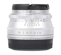 Qukaim 25mm F1.8 Multi Layer Coating Mirrorl Camera Lens, E NEX Mount for A5000/A6000/A6300/A6500/A7/A7R/A7II/A7RII, Silver