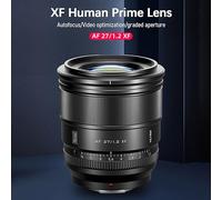 Qukaim 27mm F1.2 STM X-Mount Camera Lens, Auto Focus Fixed Focus Lens, 27mm Standard Prime Lens, 11 Groups, 15 Blades, Compatible with X-Mount Camera