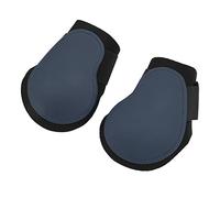 Qukaim 2pcs Horse Fetlock Boots, PU Shell Elastic Shock Proof Leg Guard for Jumping Competition, Navy Blue, Hind Legs, Size L, Equestrian Equipment