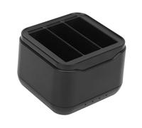 Qukaim 3 Port Battery Charger Hub for Ace & Ace Pro, Action Camera Charging Dock with Storage for 3 Memory Cards, USB-C Compatible, Action Camera Accories