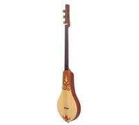 Qukaim 3 String Dulcimer Guitar, Spruce and Mahogany Portable Musical Instrument for Practice and Performance, Wood Construction, Lightweight Design