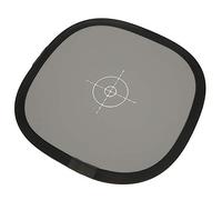 Qukaim 30cm Portable 18% Gray White Balancing Card, Double Sided Focusing Board Reflector Plate for Digital SLR Camera, Studio Supplies