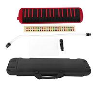 Qukaim 32 Key Melodica 32 Key Melodica, Blue Wind Musical Instrument for Beginner Practice, Includes Carrying Bag, F32s, Ideal for Students and Music Enthusiasts