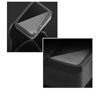 Qukaim 3PCS Action Camera Screen Protector Set, 1 Tempered Glass Lens Protector, 1 Front Display Protector, 1 Rear Screen Protector, Includes Storage Case & Cleaning Cloth for Hero 9 Black