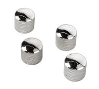 Qukaim 3PCS Guitar Dual Stacked Knobs, Tone Control Metal Knob Replacement for Electric Guitar Bass GD107, Black, Guitar Control Knobs, Metal Design
