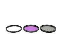 Qukaim 3pcs/Set Multi Coated Lens Filter Kit, UV CPL FLD Lens Filter Set for Digital Cameras, 55mm, Camera Lens Filter Kit, Digital Camera Accories