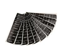 Qukaim 4/4 Violin Sticker Violin Sticker Black Blue Fingerboard Guide, 4/4 Size, Beginner Friendly Musical Instrument Accory, Ideal for 3/4 and 1/8 Violins, BC01