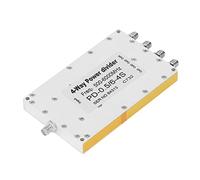 Qukaim 4 WaySMA Power Divider 4 Way SMA Power Divider, Microstrip Power Splitter, High Gain, Insertion Loss 500 To 6000MHz, Compact Design, Suitable for RF Applications
