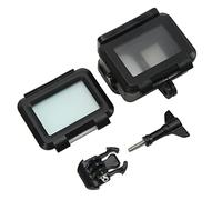 Qukaim 40M Deep Action Camera Waterproof Case, Protective Case with Touch Screen Back Cover for Hero 9 10, Sports Camera Housing, Diving Cover, Waterproof Design