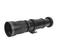 Qukaim 420-800mm F8.3-16 Manual Focusing Zoom Telephoto Lens for EFS Mount Camera, Black, Compatible with Canon EF-S Mount, Photography Equipment