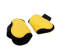 Qukaim 4pcs Horse Leg Protectors, PU Shell Breathable Front and Hind Boots, Adjustable Tendon and Fetlock Brace, Comfortable for Jumping, Black L, Yellow Set of 2 Hind L, M