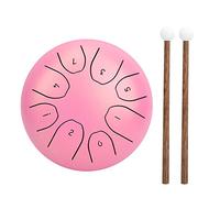 Qukaim 5.5 Inch Mini Ethereal Drum, Steel Tongue Handpan with Bag, Pink Ethereal Drum Music Equipment, Portable Handpan Drum for Various Musical Scenarios
